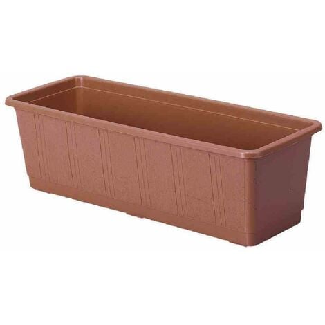 Bewässerungskasten Aqua Gr. 100 cm terra mit Wasserstandsanzeige