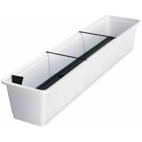Bewässerungskasten Aqua Gr.100cm weiß