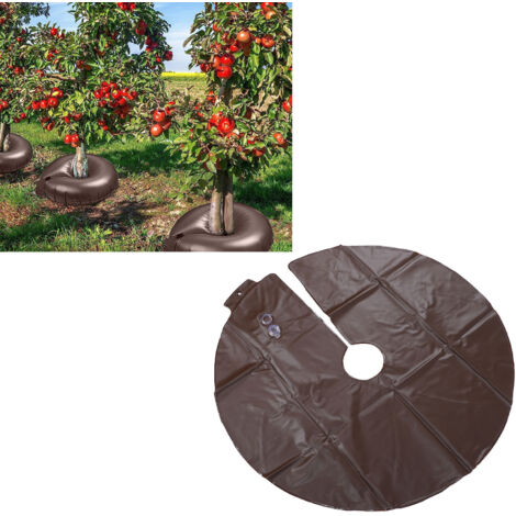 Bewässerungsring aus PVC für Bäume, 57 l, 90 cm Durchmesser, Tropfbewässerung, runder Kaffeesack zum Anpflanzen