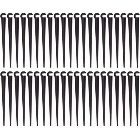 Bewässerungsrohre, Tropfbewässerungsrohr-Stützpfosten, Gartengerät aus Kunststoff, 100er-Packung