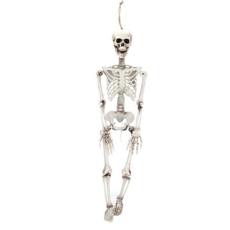 Bewegliche Skelette aus Kunstharz für Halloween-Dekorationen und Kostümpartys