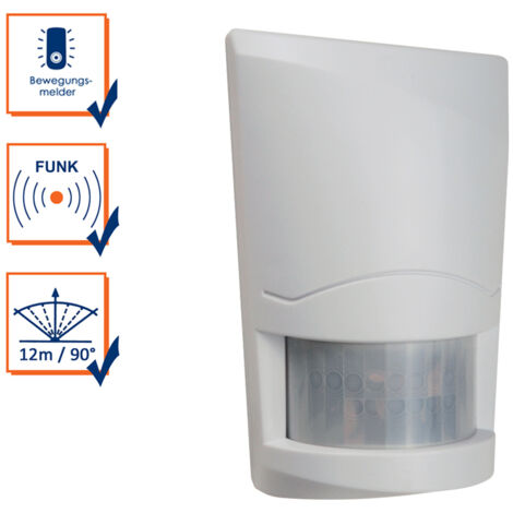 Bewegungsmelder 12m / 90° ELRO AG4000 Alarmsystem mit Wählgerät Hausalarmanlagen