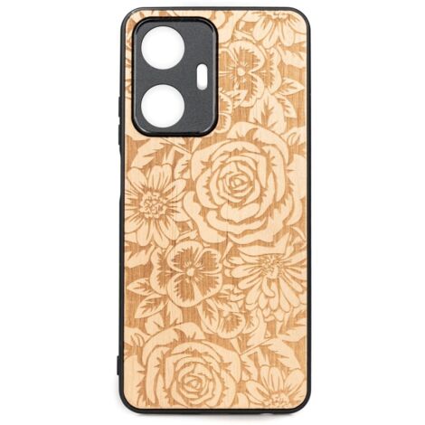 Bewood Realme C55 Custodia in legno ROSE ANIEGRE