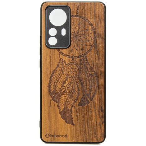 Bewood Xiaomi 12T Custodia in legno Dreamcatcher IMBUIA