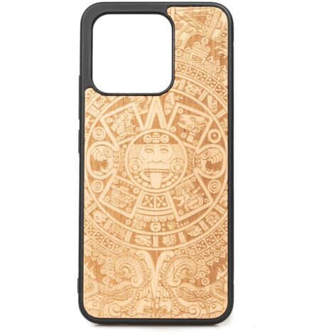 Bewood Xiaomi 13 Custodia in legno CALENDARIO AZTECO ANIEGRE