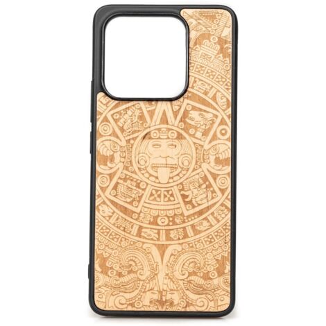 Bewood Xiaomi 13 Pro Custodia in legno CALENDARIO AZTECO ANIEGRE