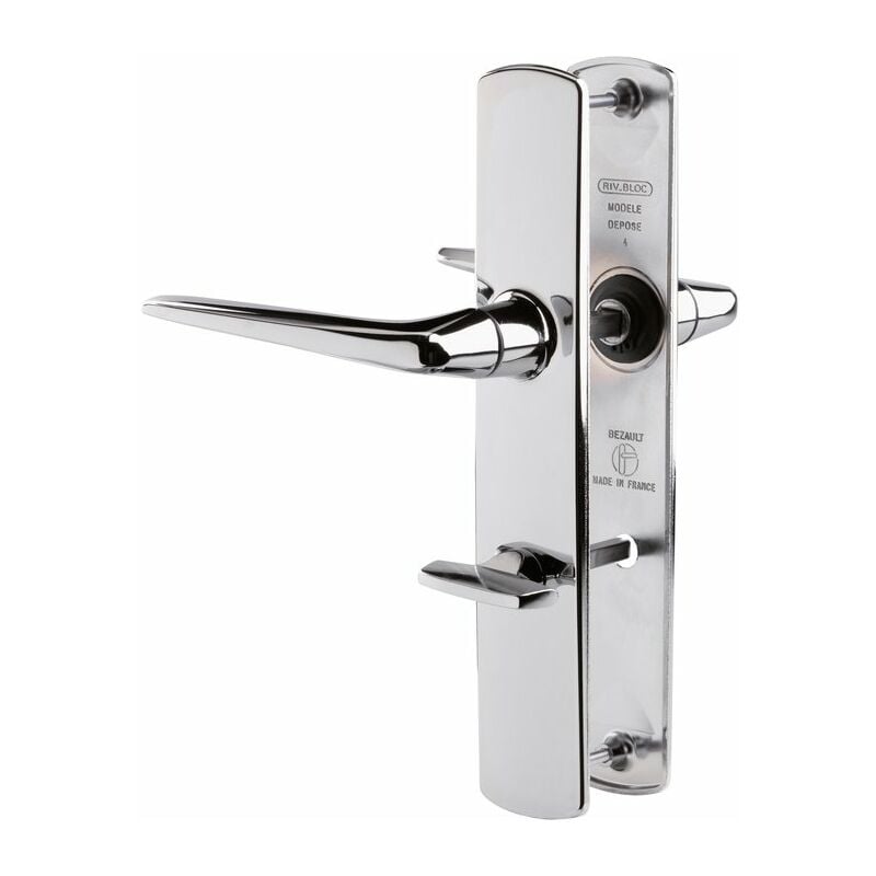 Poignée de porte intérieure - Riv-Bloc Vachette Gris - Condamnation - 195 mm