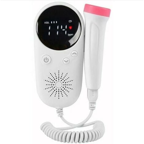 BF Ménage Doppler fœtal bébé moniteur cardiaque prénatal affichage LCD fœtus-compteur vocal femme enceinte produit de soin quotidien