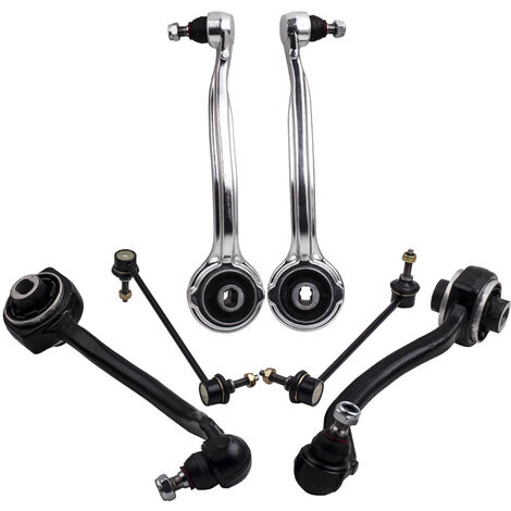 BFO – Kit de bras de suspension 6 pièces pour Mercedes-Benz Classe C W203 CLC CL203 CLK C209 – Acier et aluminium – Installation professionnelle recommandée