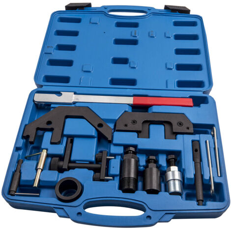 BFO – Kit d'outils de synchronisation moteur 13 pièces – Compatible BMW M41 M47 M51 M57 – Installation arbres à cames et tendeurs hydraulique