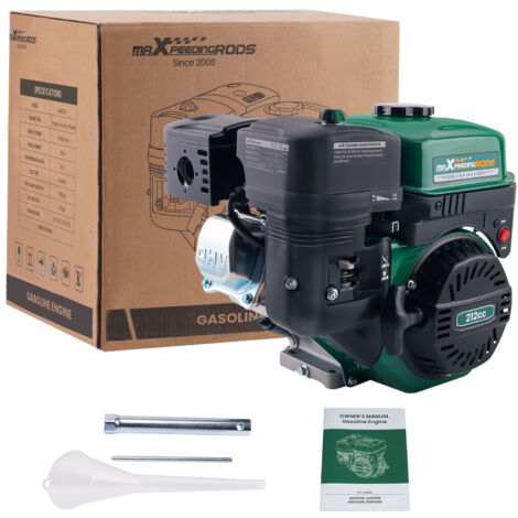 BFO – Moteur à essence 4 temps 212cc OHV – Monocylindre horizontal – Puissance 7HP – Démarrage par recul – Pour karts et compresseurs