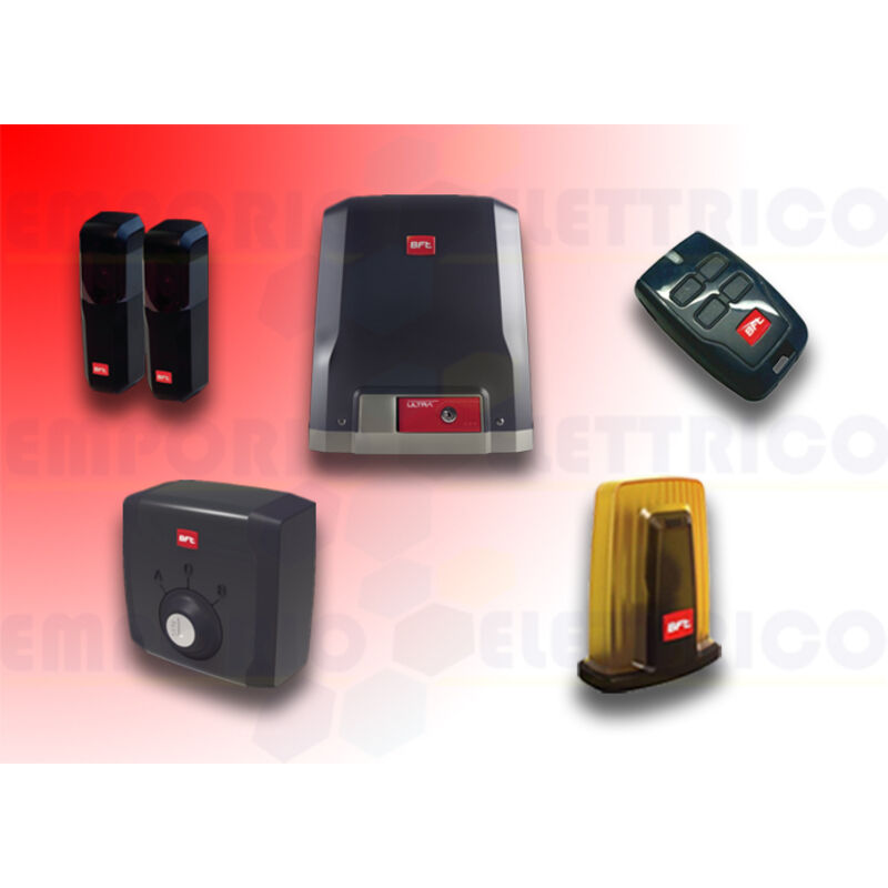 Motorisation portail coulissant 24V jusqu’à 400kg BFT KIT DEIMOS BT
