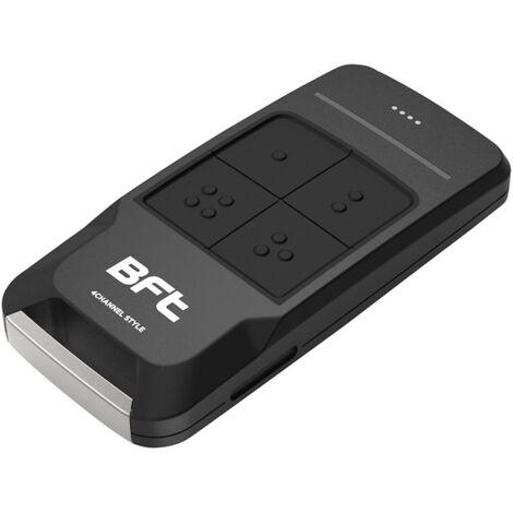 BFT – Émetteur 4 canaux 433.92 MHz – Télécommande pour motorisations – Portée 50/100 m – D112307