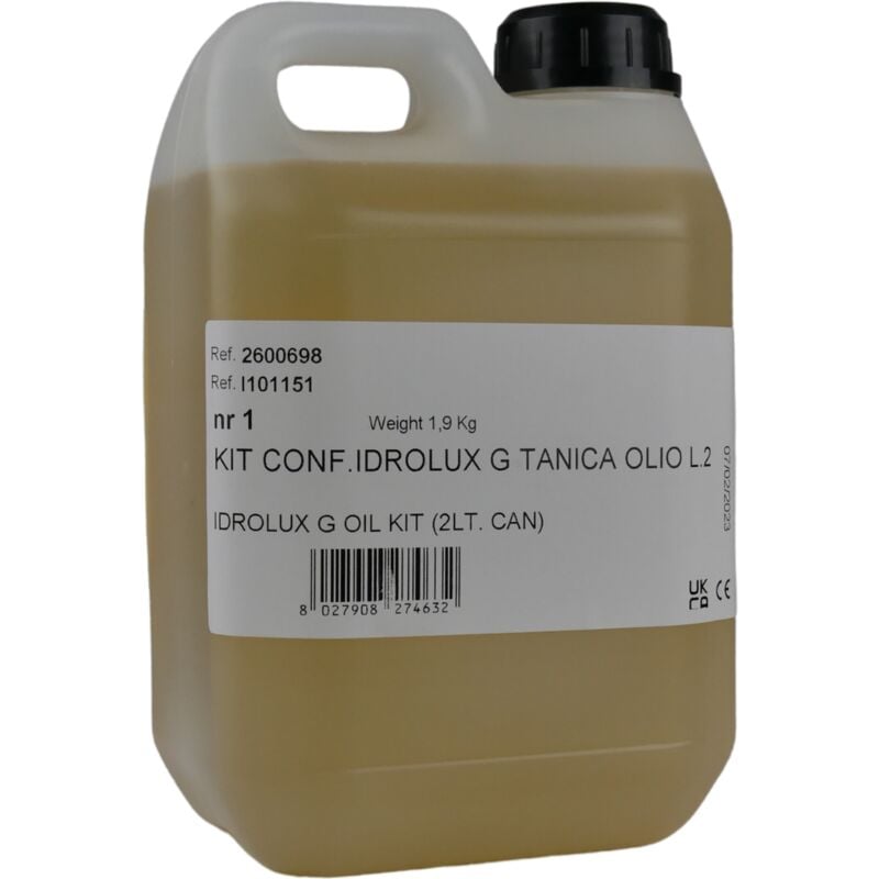 Idrolux huile pour verin hydraulique 2L BFT BFT