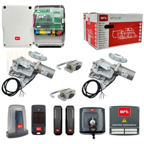 BFT KIT ELI BT A40 24V CANCELLO ANTE BATTENTI INTERRATO CASSE NON INCLUSE 2613255