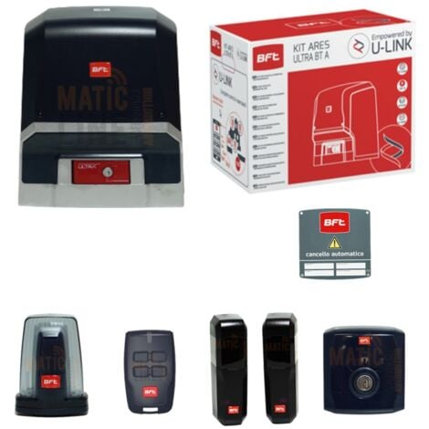 BFT KIT PER CANCELLO SCORREVOLE ARES ULTRA BT A1000 24V MAX 1000 KG 2611841