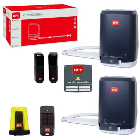 DIEFFEMATIC BFT KIT VIRGO SMART BT A20 24V CANCELLO ANTA BATTENTE BRACCIO ARTICOLATO 2611890