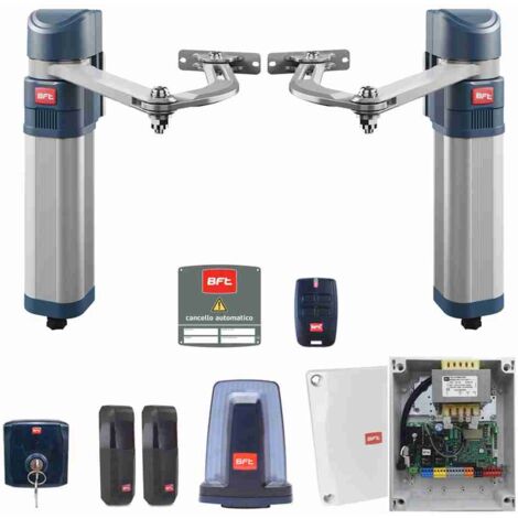 BFT – Moteur et vérin pour motorisation de portail – 2618140 – 230V – Longueur de vantail maximale 4m – Adapté pour installation et maintenance