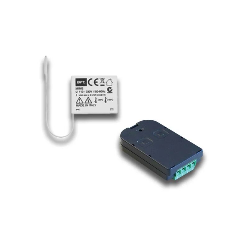

bft receptor bicanal para empotrar 433 mhz mime ac tx kit r400007