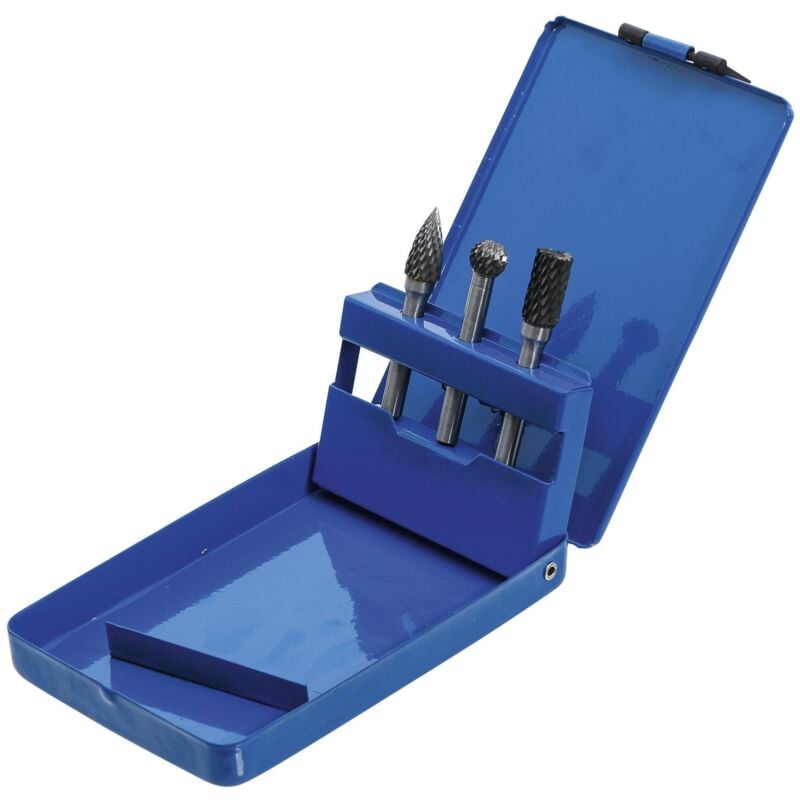 Bgs Technic - Fraises carbure de tungstene assortiment de 3 fraises