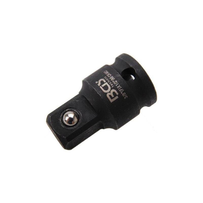 Bgs 174 force adaptateur intérieur 10 mm (3/8 '') sur 12,5 mm (1/2) extérieur - convient aussi pour visseuse à percussion