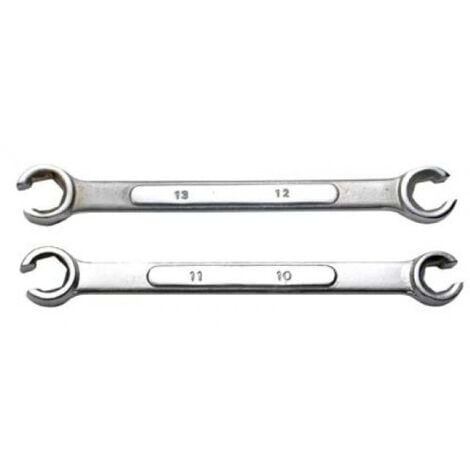 BGS 1755 CLÉ À ANNEAU, 2 PIÈCES, 10 X 11 + 12 X 13 MM