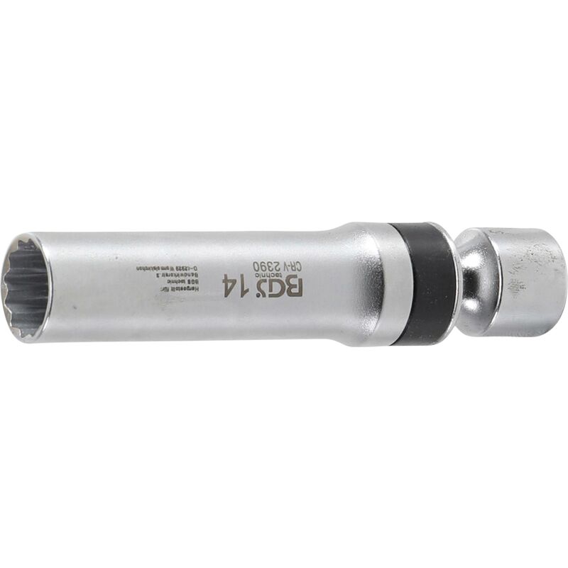 Inserto snodato per candele poligonale con molla 10 mm (3/8') 14 mm