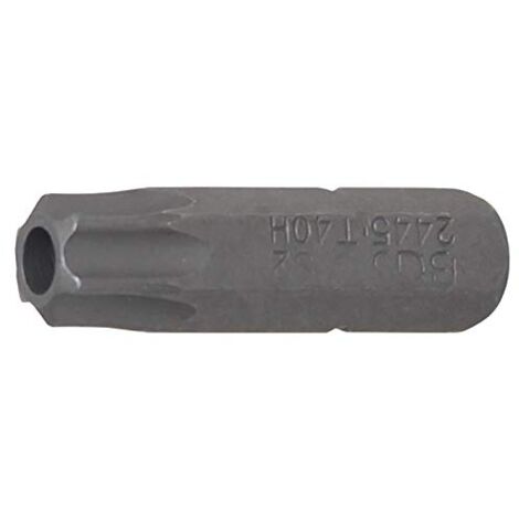 BGS 2445 EMBOUT 6,3 MM (1/4'') PROFIL T (POUR TORX) AVEC PERÇAGE T40