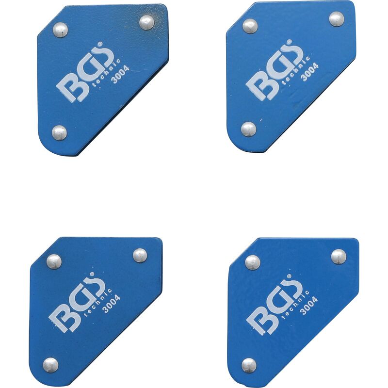 Serie di mini supporti magnetici 45° - 90° - 135° 4 pz.
