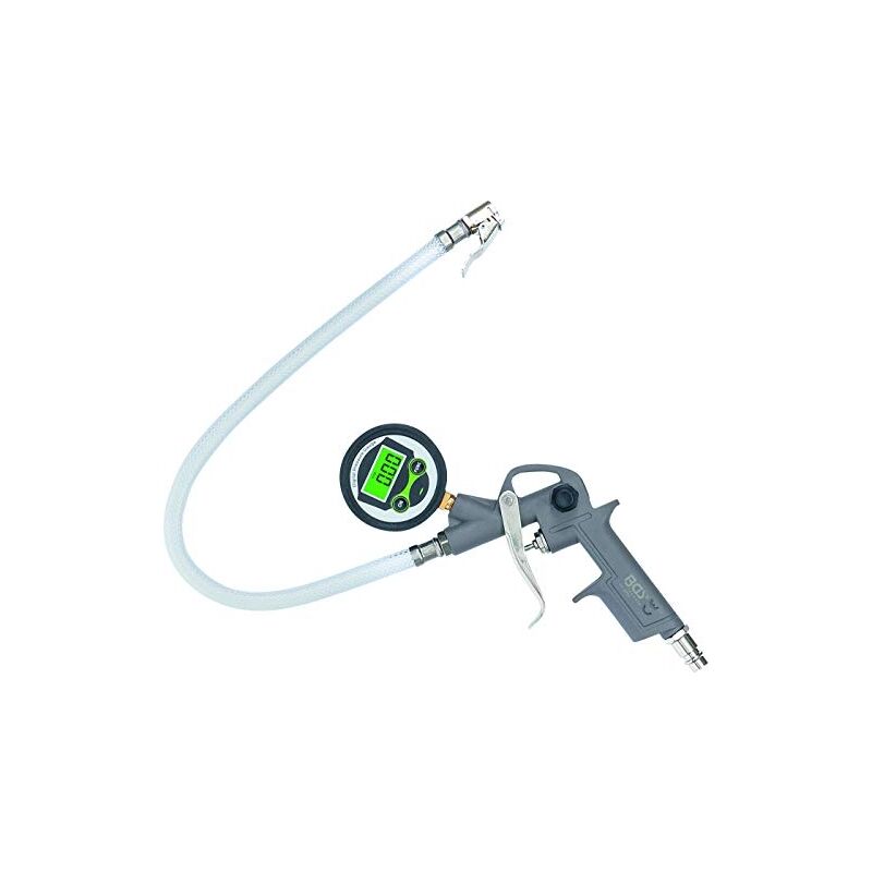 Bgs Technic - bgs 6794 pistolet de gonflage pneumatique numérique 0 - 8 bar, multicolor