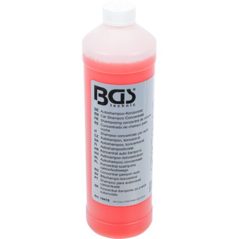 BGS 74415 Autoshampoo-Konzentrat, rot, 1000 ml