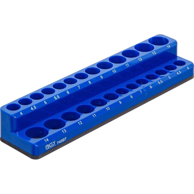 Bgs 74597 Kunststoffhalter Für Steckschlüssel-eins Ätze, Magnetisch, 6, 3 Mm (1/4")