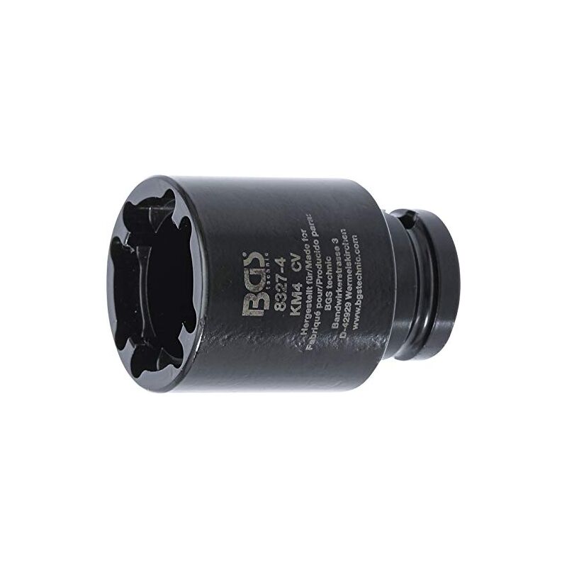 Bgs 8327-4 douilles à ergots avec dent intérieure KM4, multicolor