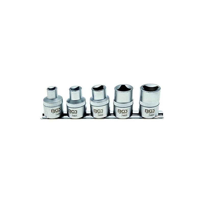 BGS-8608-LOT de 5+ 3-PT socket set pour barrières, M5-M12(8-16,5MM)