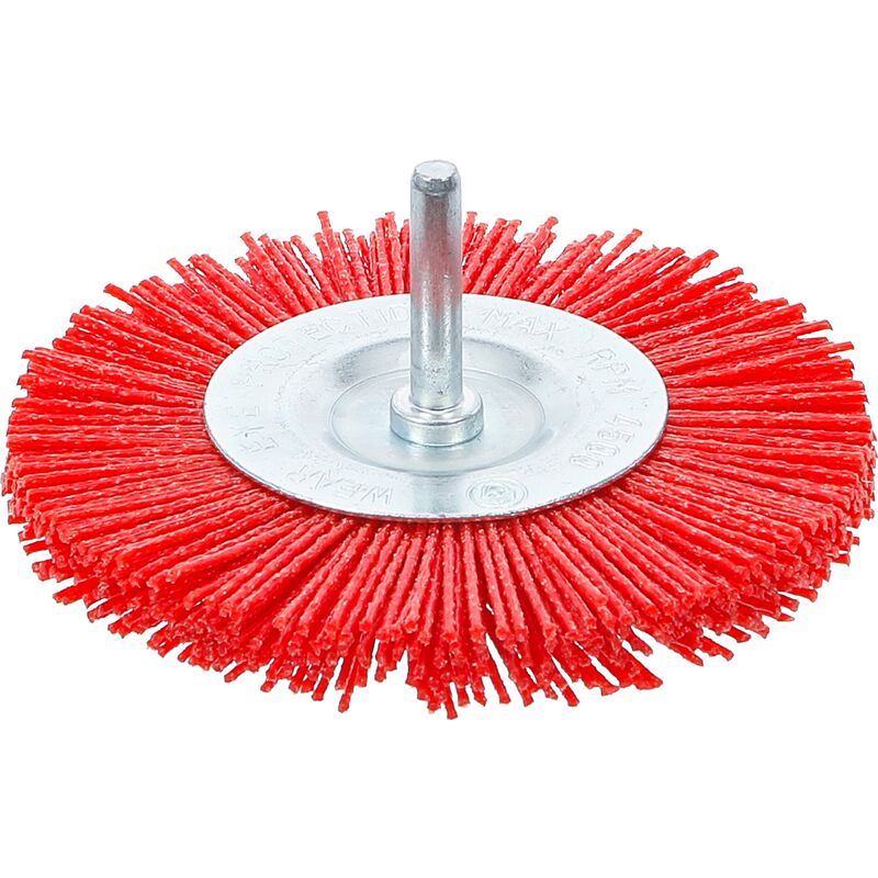 Spazzola in nylon 100 mm gambo 6 mm