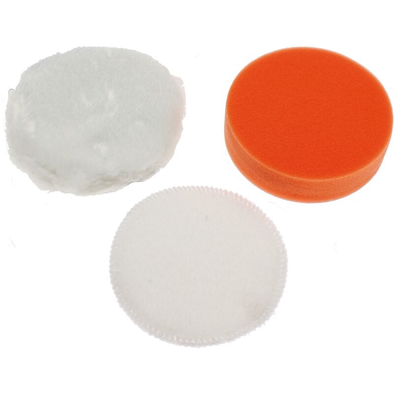 Bgs Technic - Set di dischi di lucidatura ø 100 mm 3 pz. per 9259