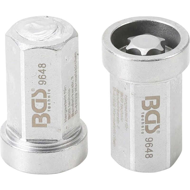 Bgs Technic - Inserto speciale per tappi di riempimento atf profilo a t (per Torx) T55 per mini