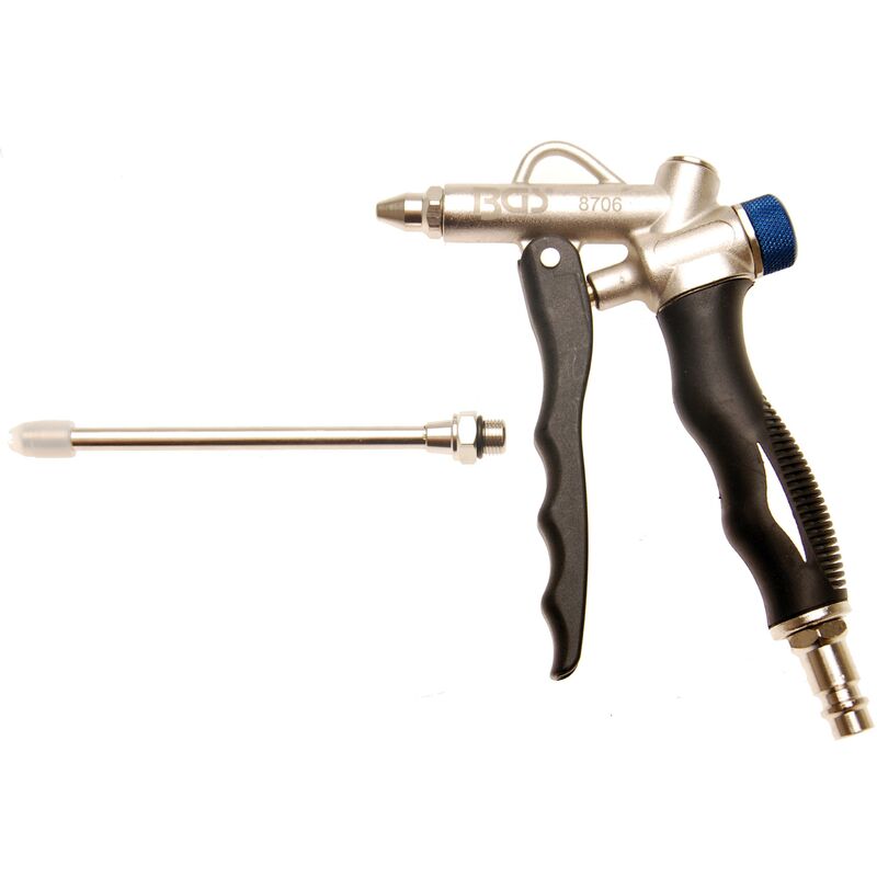 Bgs Technic - Pistola pneumatica per soffiaggio con regolatore di flusso