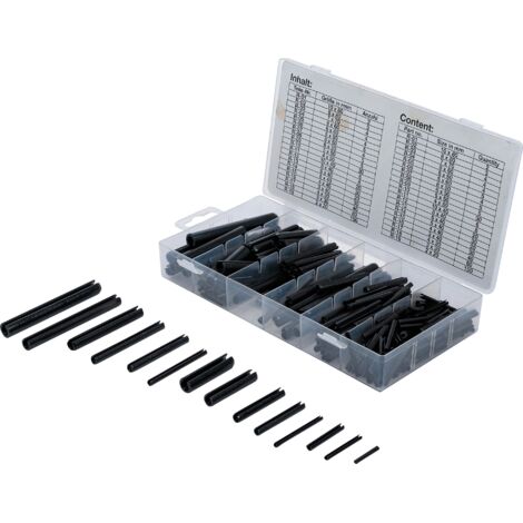 BGS Assortimento perno cavo/perno a molla / 450 pezzi