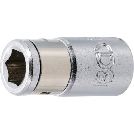 BGS - Bit-Adapter mit Haltekugel  Innenvierkant 6,3 mm (1/4")  Innensechskant 6,3 mm (1/4") -  8213