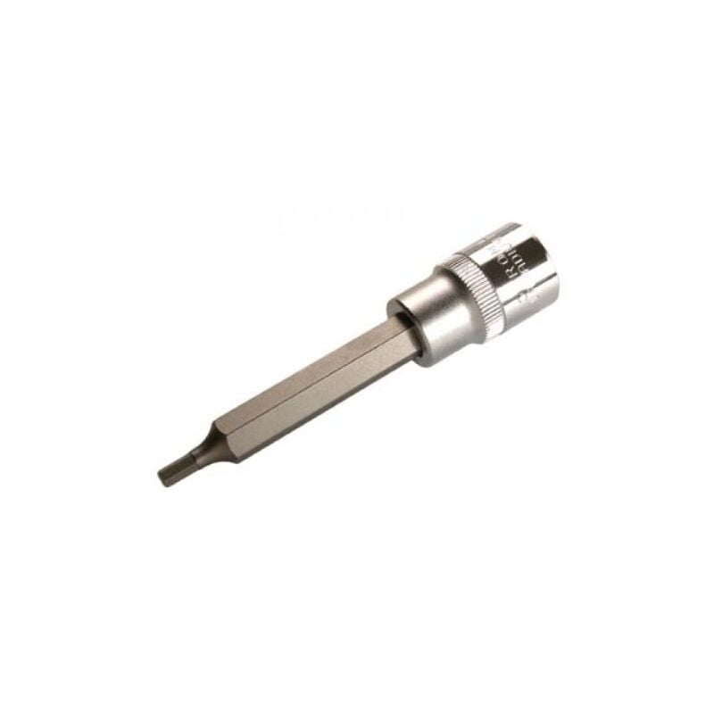 Bgs bit douille, 1/2, grand à dents à l'intérieur, longueur 100 mm, M5, 1 pièce, 4359