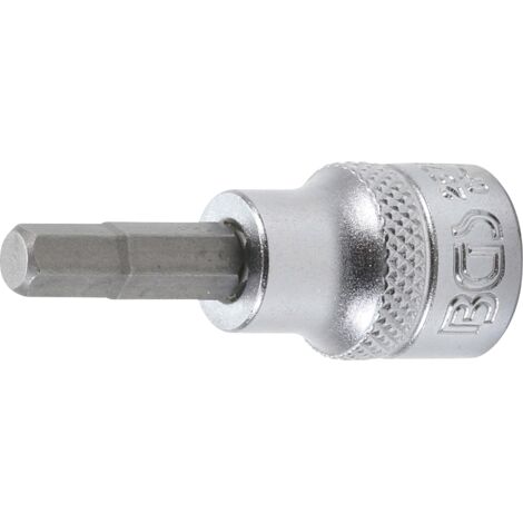 BGS Bit-Einsatz Antrieb Innenvierkant 10 mm (3/8") Innensechskant 6 mm - 2579