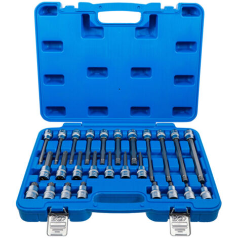 BGS Bit-Einsatz Antrieb Innenvierkant 12,5 mm (1/2") Innenvielzahn (für XZN) M17 - 5180-M17