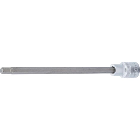 BGS Bit-Einsatz Länge 200 mm Antrieb Innenvierkant 12,5 mm (1/2&quot) Innensechskant 7 mm - 4277