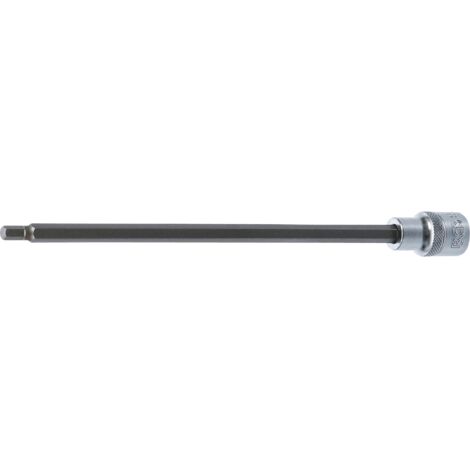 BGS Bit-Einsatz Länge 240 mm Antrieb Innenvierkant 12,5 mm (1/2") Innensechskant 6 mm - 4216