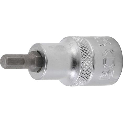 BGS Bit-Einsatz Länge 55 mm Antrieb Innenvierkant 12,5 mm (1/2&quot) Innensechskant 7/32&quot - 2732