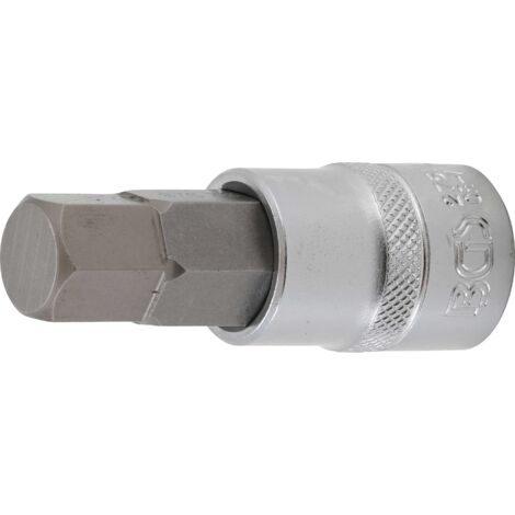 BGS Bit-Einsatz Länge 70 mm Antrieb Innenvierkant 12,5 mm (1/2") Innensechskant 5/8" - 2751