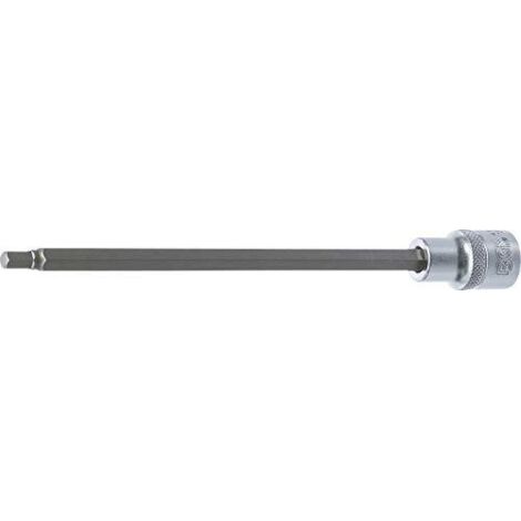 BGS Bit inserto, esagono incassato, 6 x 200 mm, 1/2 ", 1 pezzi, 4276
