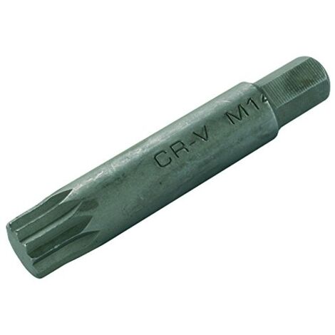 BGS Bit Länge 75 mm Antrieb Außensechskant 10 mm (3/8&quot) Innenvielzahn (für XZN) M14 - 4864