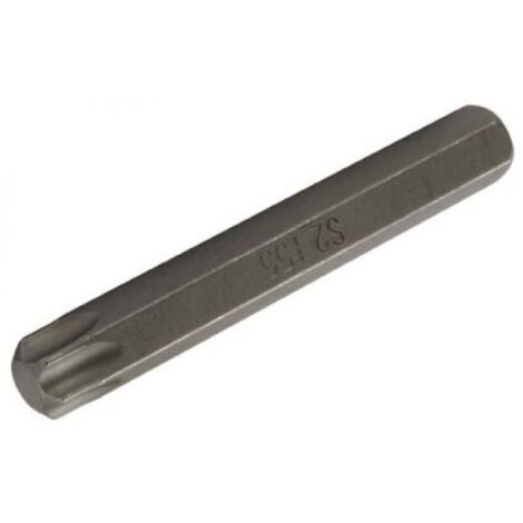 BGS Bit Länge 75 mm Antrieb Außensechskant 10 mm (3/8&quot) T-Profil (für Torx) T55 - 4575